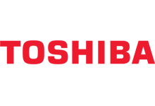 Логотип Toshiba - японского бренда, известного своими высокотехнологичными решениями в области электроники, включая бытовую технику, компьютеры и системы кондиционирования, сочетающими надежность и инновации.